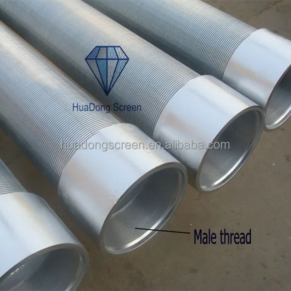 
219*6 water well casing strainer pipe used for drilling wells 
