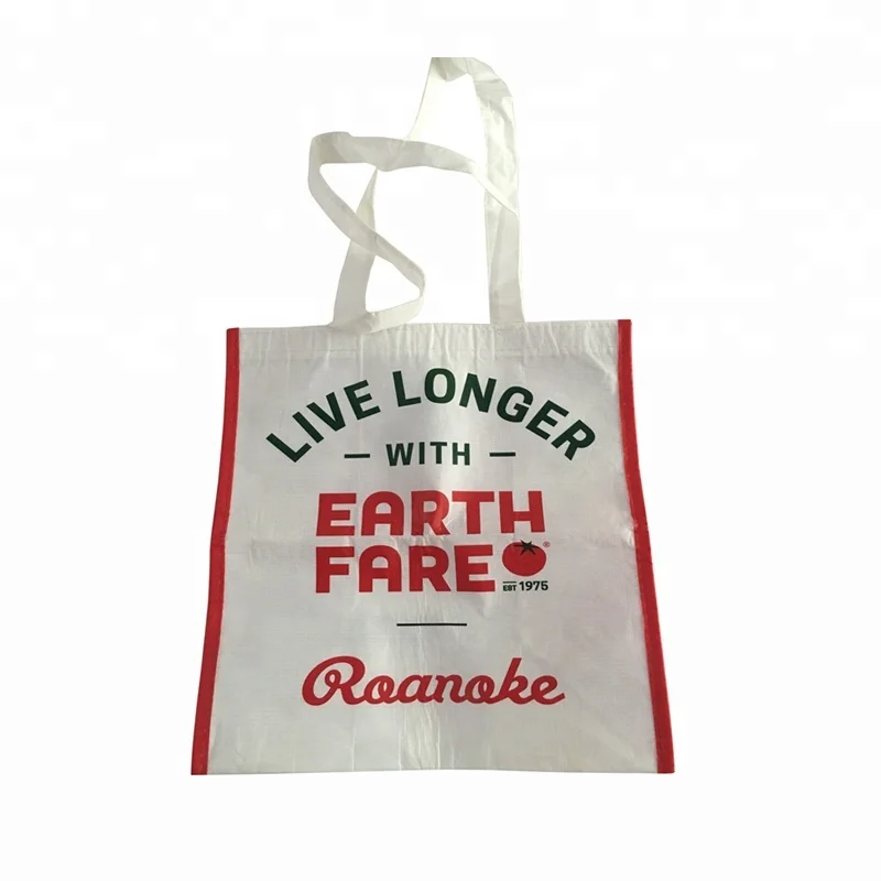 Recycled RPET Water Bottle Bag PET Stitchbond Shopping Laminated RPET Bag