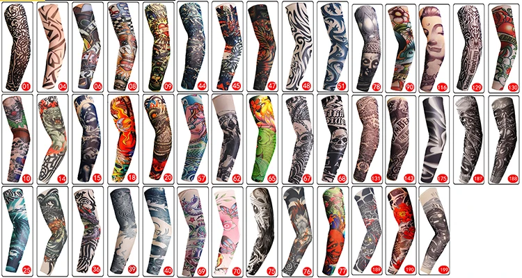 Affordable cool for young people Seamless Tattoo Arm Sleeves