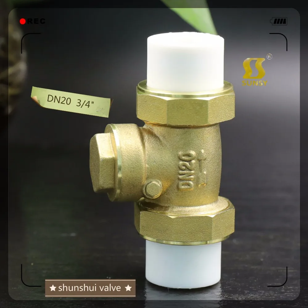 1/2 дюйма 3/4 дюйма 1 дюйм 1-1/4 дюйма 1-1/2 дюйма 2 дюйма yuhuan shunshui Фабричный рынок в Мексики темно-зеленый полипропиленовый латунный горизонтальный поворотный обратный клапан