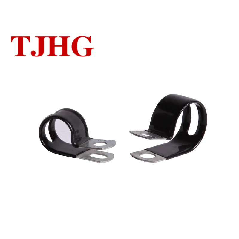 
Low price black Stainless Steel Tube rubber Hose Clamp 