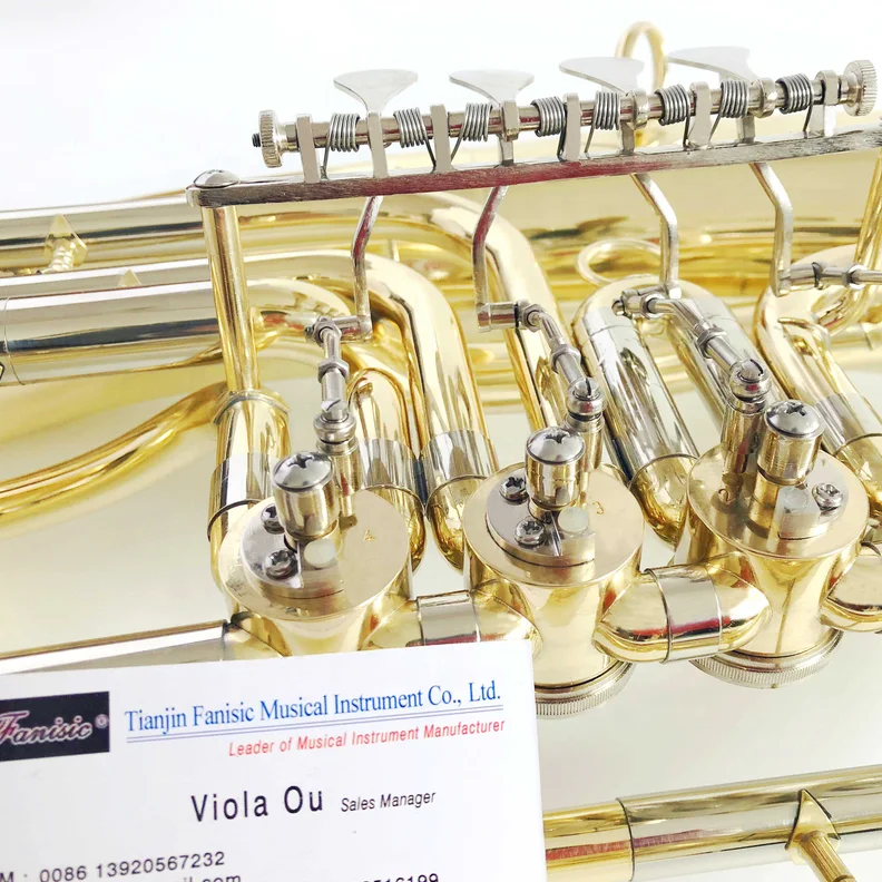 Bb Key Gold Euphonium