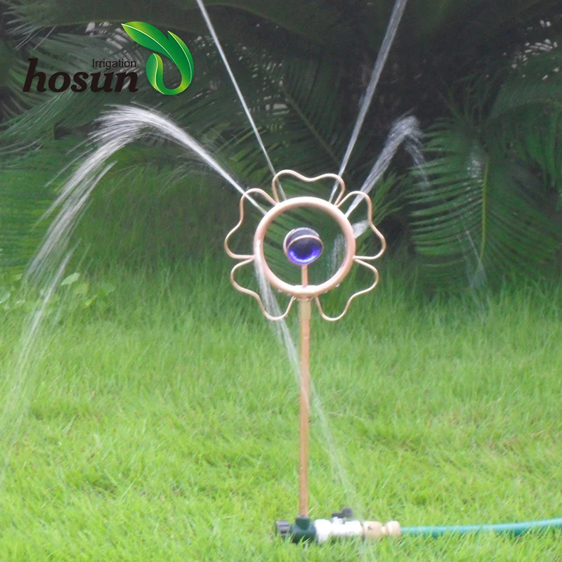 Flower decorative glass ball garden irrigation system