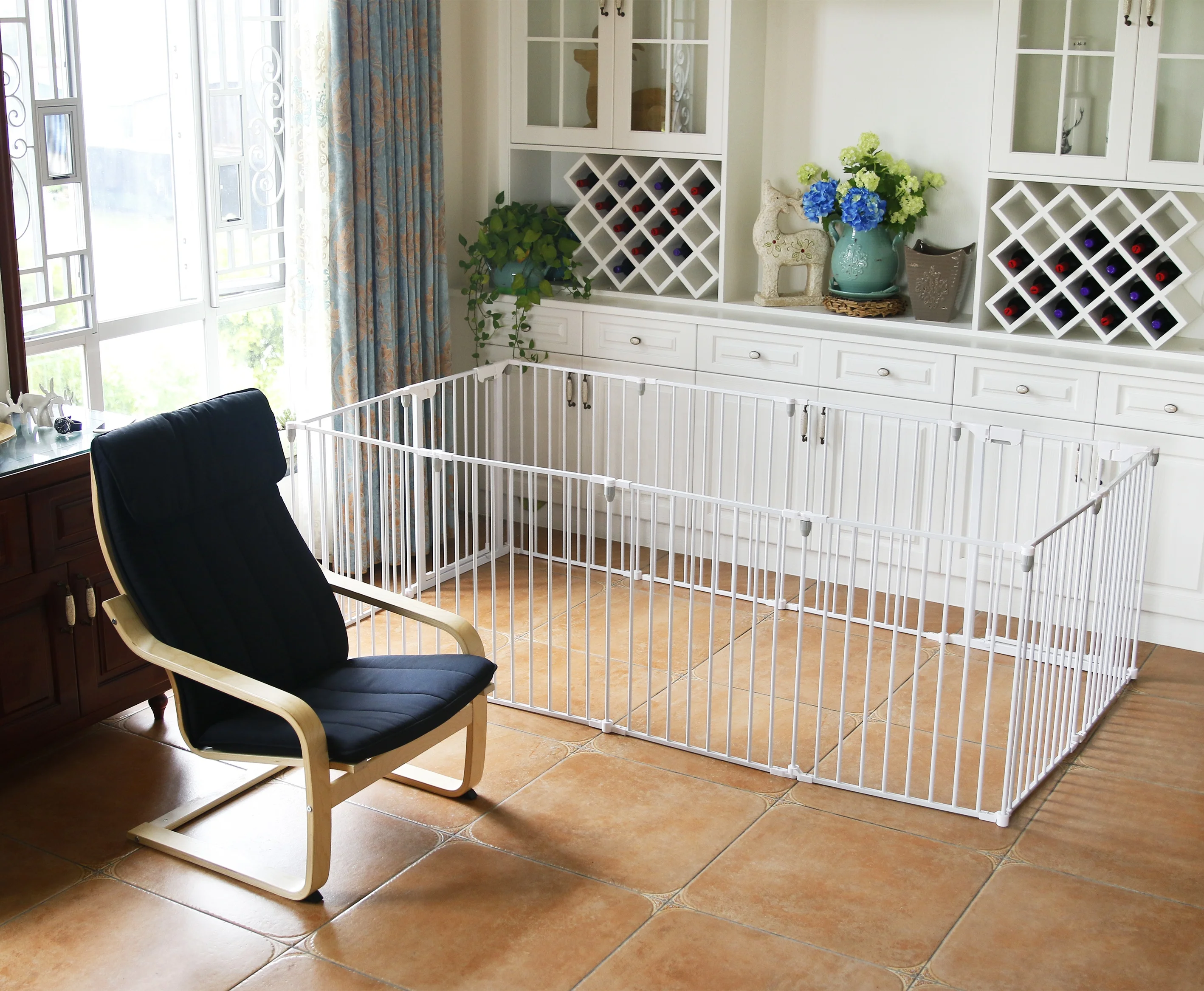 Babysafe Foldable 6 Panels Exercise Indoor and Outdoor Playpen