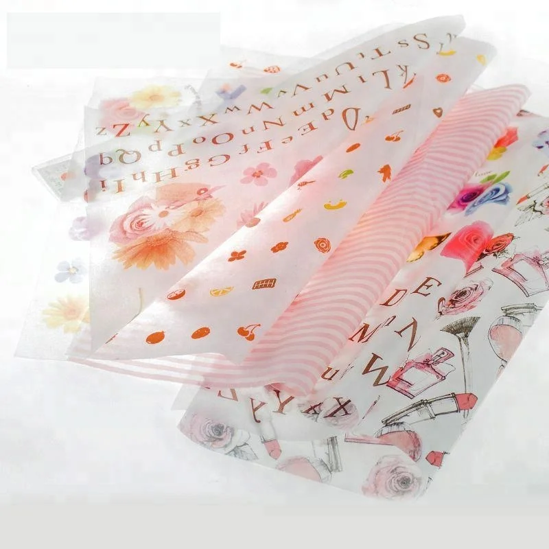 
Colorful Custom Logo Printed Butterfly Wrapping Tissue Paper for Gifts Packaging 