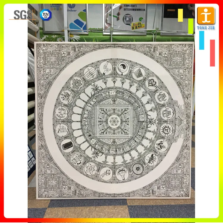 
Stretched and wrapped around quality wooden frame, wall hanging canvas 