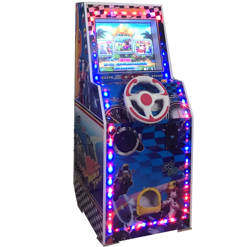 Flame flying car garasi game slot video arcade game set kit without wood cabinet and lcd