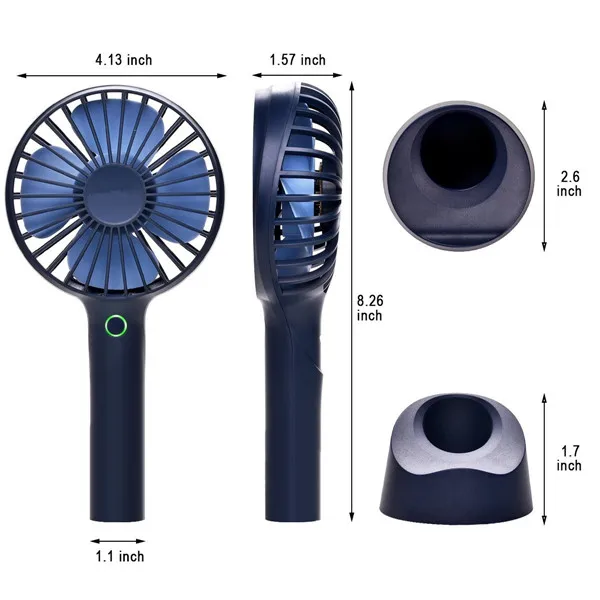 2018 New Arrivals Portable Summer Hand Rechargeable Mini USB Cooling Table Fan