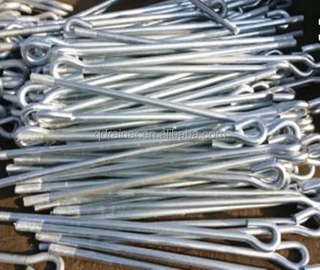 steel structure Construction foundation Connect L shape anchor bolts