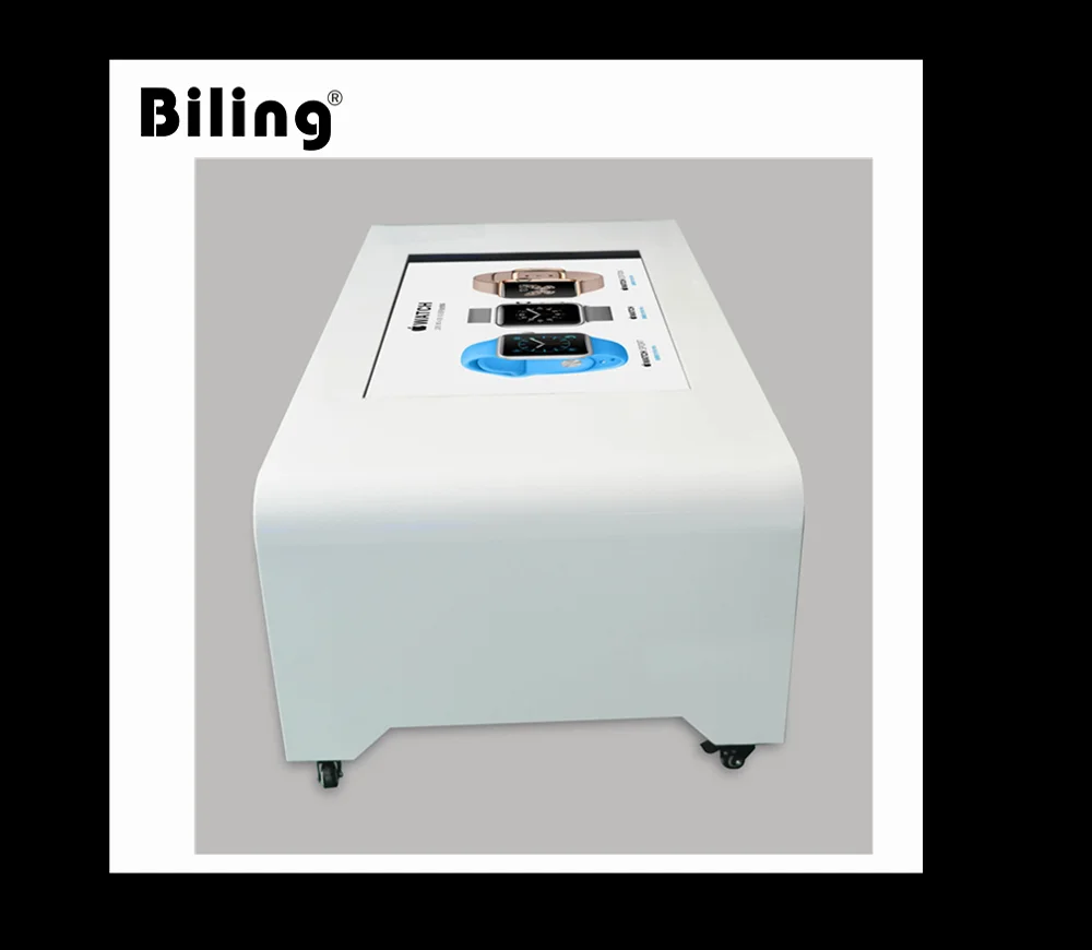 Customized size Android coffee table lcd digital signage interactive touch table for coffee room leddisplayscreen