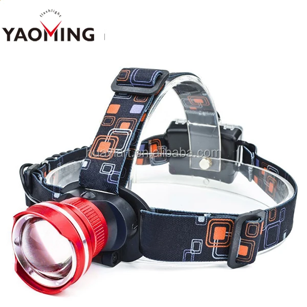 1000lumen Most Powerful 10W xml T6 High Power Zoom Led Headlamp for camping with 3AA battery