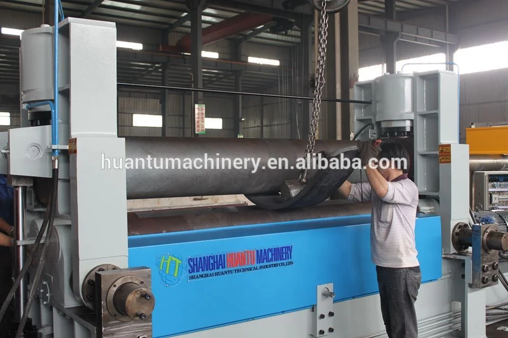 W11S Hydraulic steel notch machine, 4 roller rolling machine, cintreuse