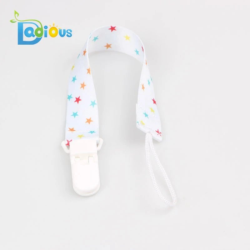 DDLG funny cute organic pacifier holder baby born dummy clip set