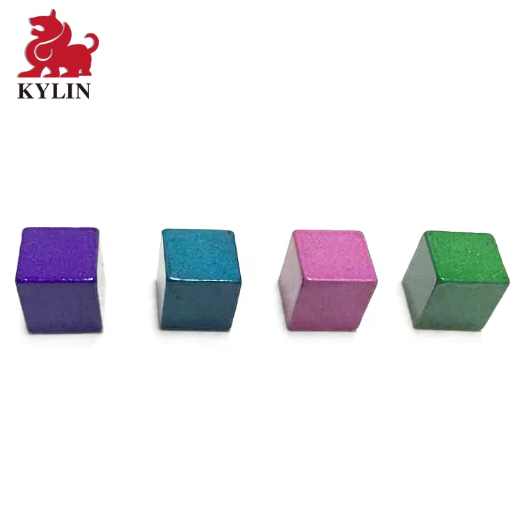 High quality customized metal cube metal resource for board game