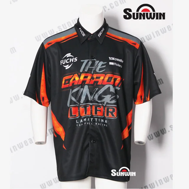 Custom motorcycle clothing, motorcycle racing suits race crew shirts