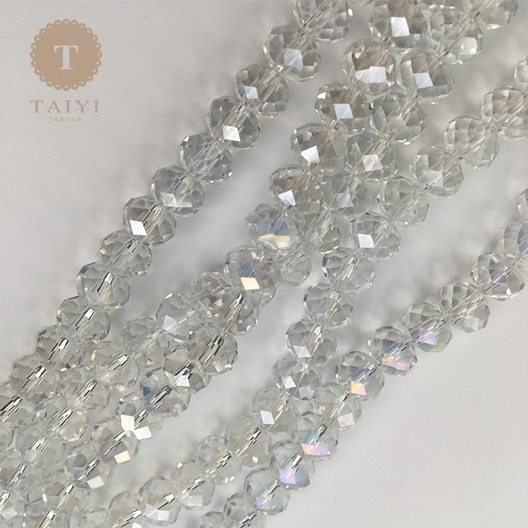 Natural Ab Crystal Beads For Wedding Dress