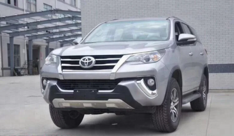 High quality car accessories front & rear bumper guard protector skid plate for 2016 toyota fortuner