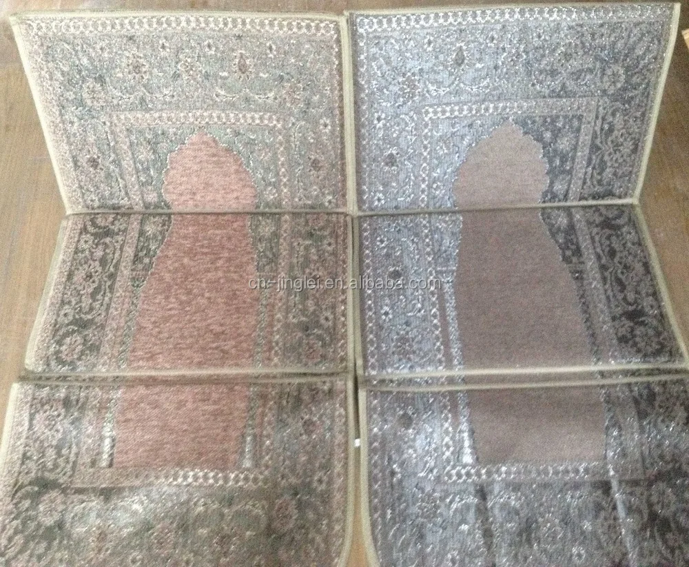 
prayer mat muslim with backrest & pocket 
