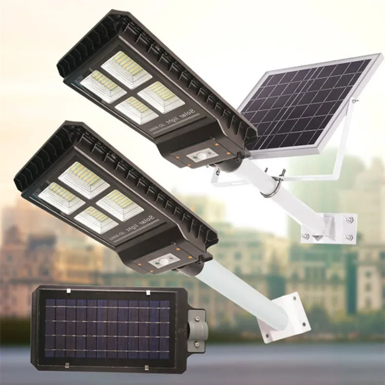 Outdoor IP65 All In One 90W Solar LED Street Lamp With Motion Sensor 60W 30W 90W Led Solar Street Light