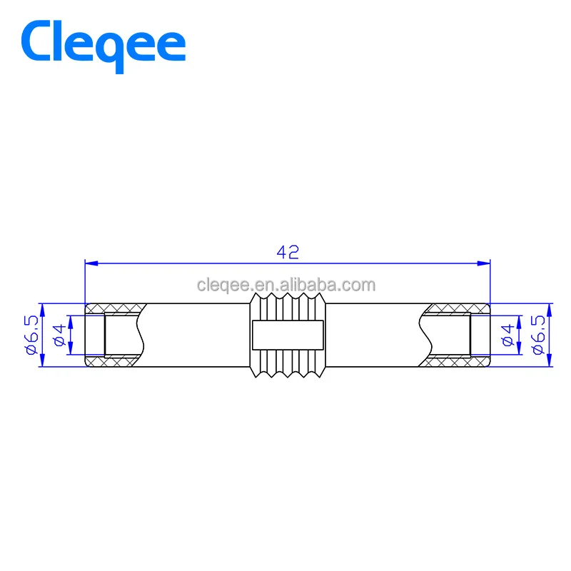 Cleqee P7023 4mm banana socket female adapter extension Insulated Banana plug Coupler