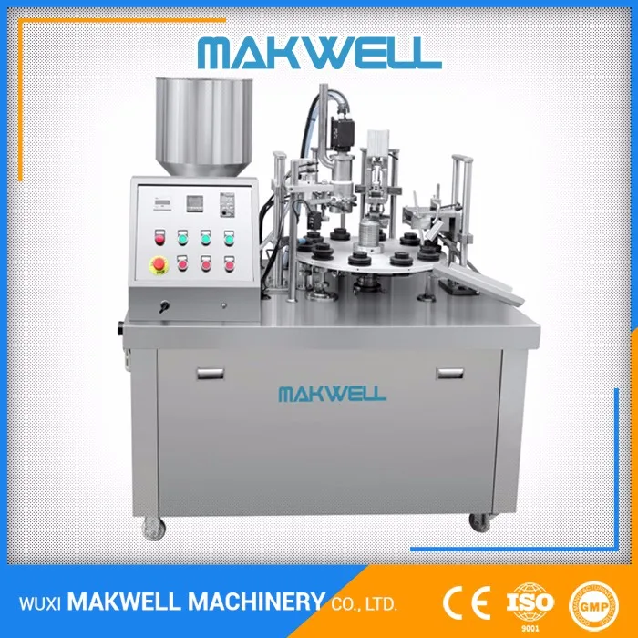 Улучшенный Дизайн Пластиковых Трубки Крем Заполните Машину