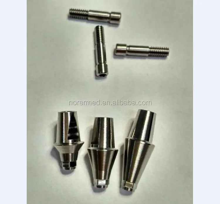 
titanium Dental implant Abutment with Abutment Screw 
