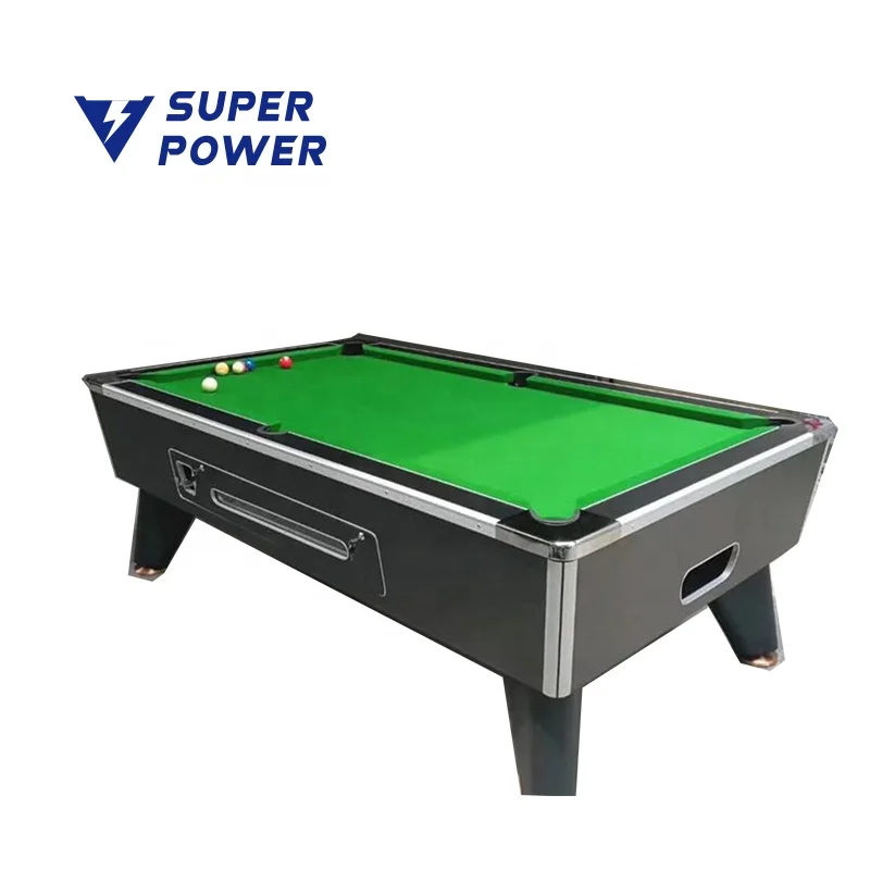 Popular style coin operated coin pusher pool game billiards