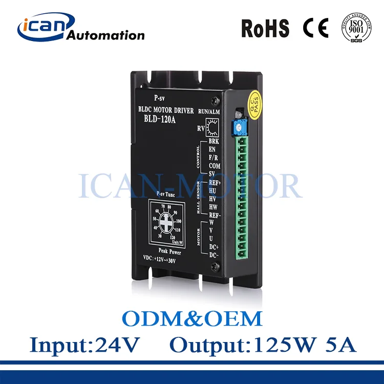 3 phase troy brushless dc motor driver, high quality bld-120a brushless dc motor driver