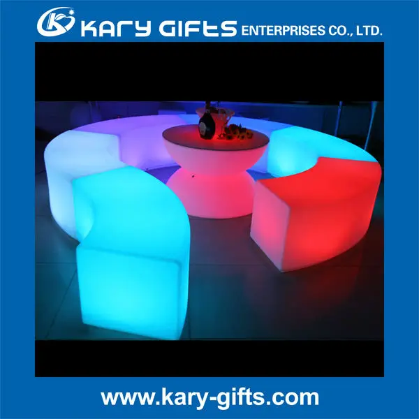 White Wedding Glowing home & garden tables and chairs furniture led