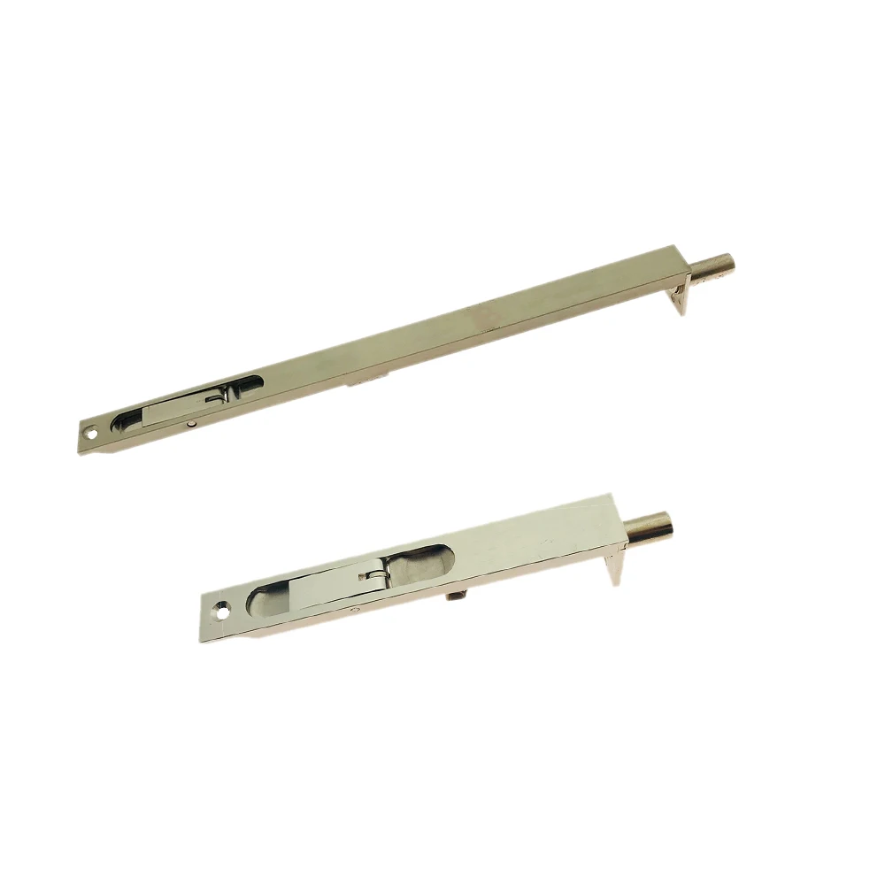6+12 Inch Sliding Conceal Flush Lock Bolt For Metal Double Vertical Door