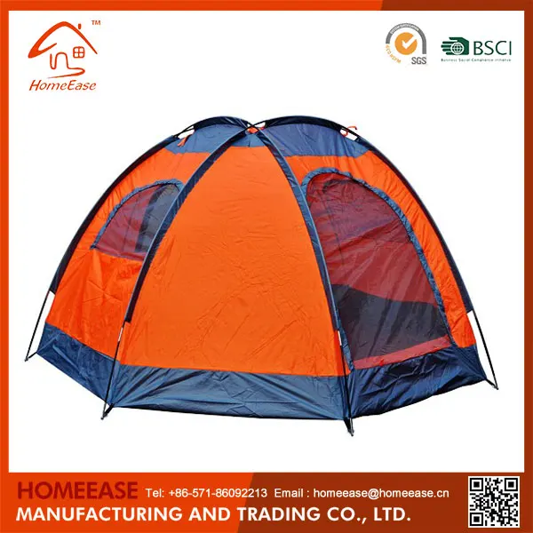 Portable foldable trekking tent for camping