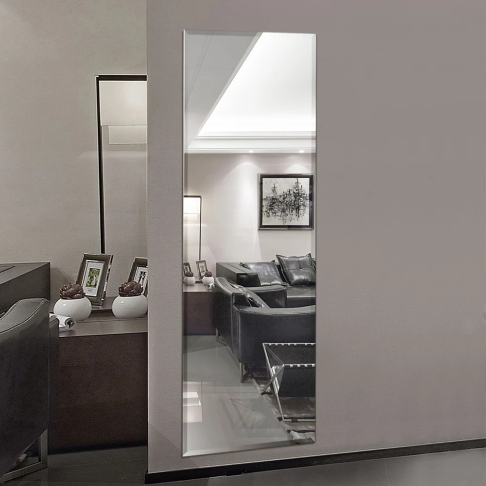 Rectangular Beveled glass frameless mirror frameless large  mirror