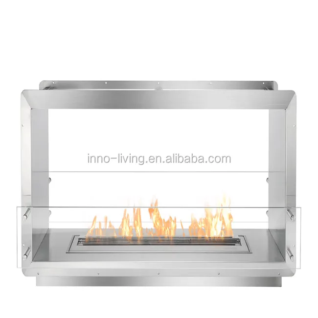 Marble surround wall mounted electric fireplace