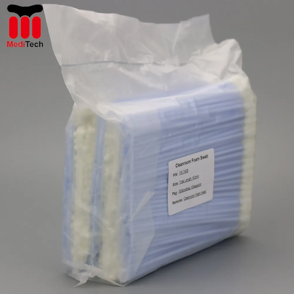 Industrial Disposable Open Cell Flexible Tip Foam Swab for Cleaning LCD PCB