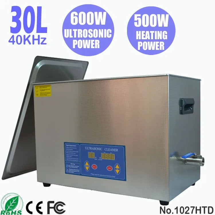 1027HTD Ultra Sonic Bath Sonicator 30L Digital Ultrasonic Cleaner