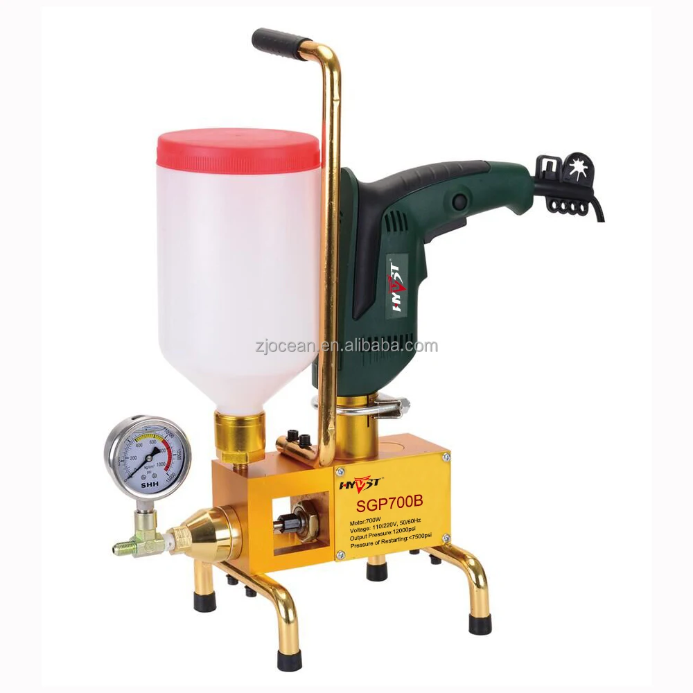 HYVST 2017 High pressure grouting pump SGP700B grouting injection pump hand operate cement grouting pump