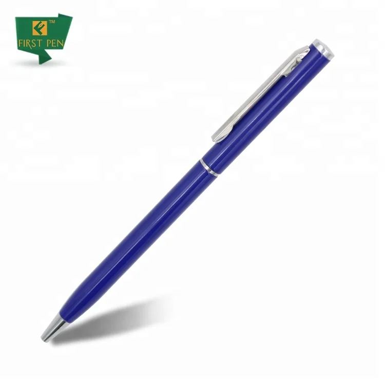 High Quality Best price Thin Metal Hotel Custom Promotional Pen