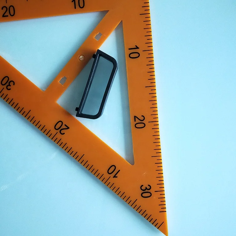 Classroom teaching measuring drawing triangular scale ruler