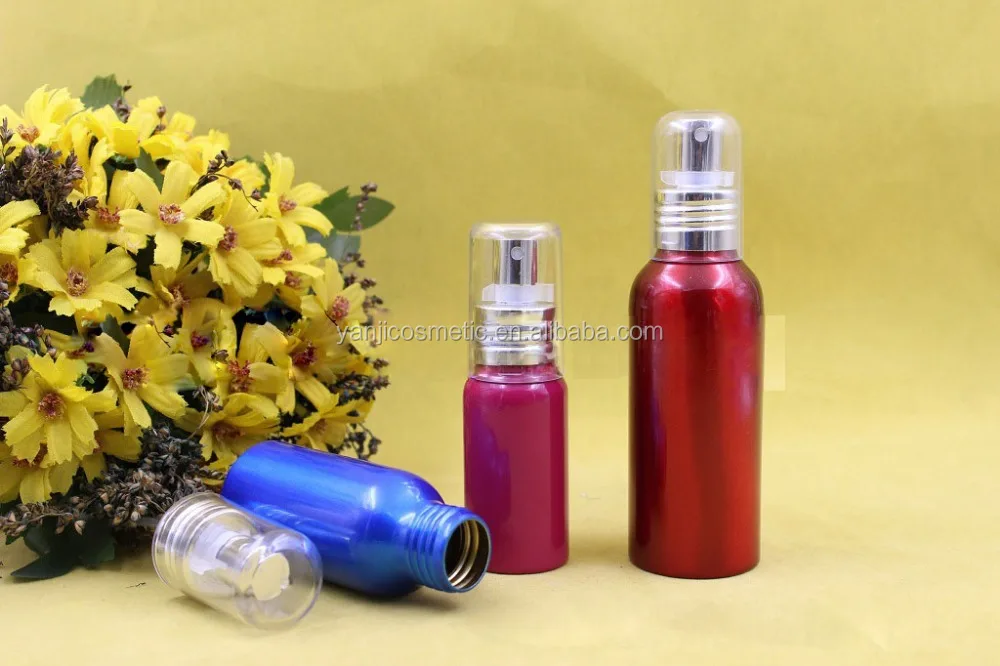 5ml, 10ml, 15ml, 20ml, 30ml, 50ml, 100ml, 120ml empty aluminum refill perfume atomizer spray bottle