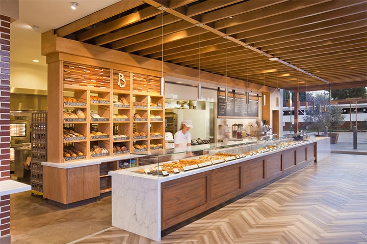 Customized Donut Display Stand Cabinet Retail Donut Store Interior Layout Decoration Donut Shop