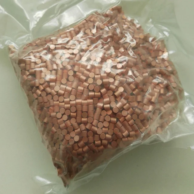good quality copper pellets 99.999% 5n single crystal copper pellets from the professional