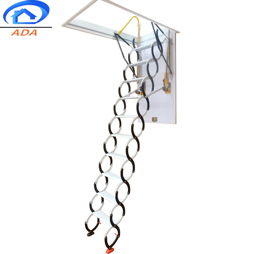 Складная чердачная лестница из углеродистой стали