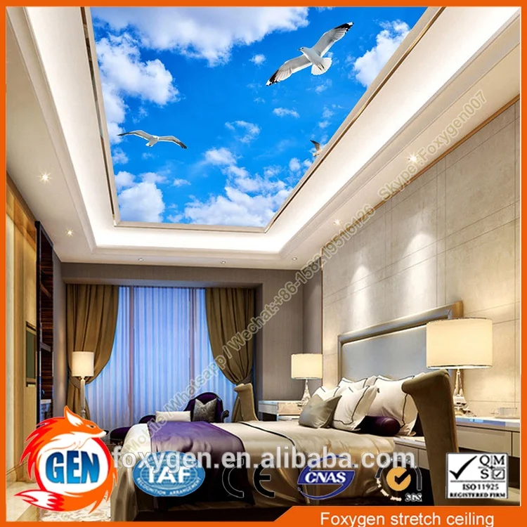 2020 Fashional design Decorative film price  PVC stretch ceiling panel