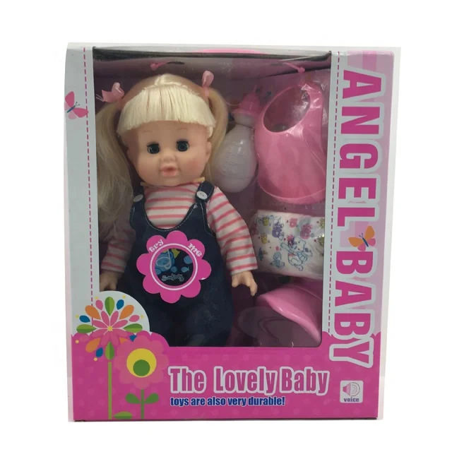 Hot Sale Children Toys 14 Inch Baby Doll w/accessories for kids!