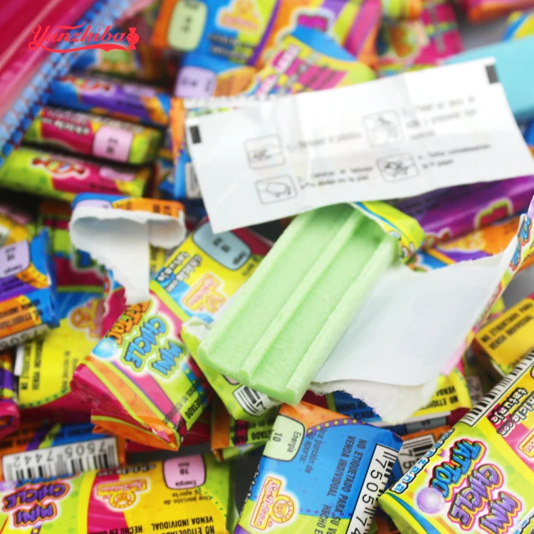 
Bubble Gums with tattoo paper 