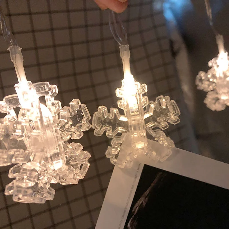 Photo Clips Decorative Lights String Holder for Christmas Tree Bedroom Wedding Party Hanging Photos Pictures Cards Memos