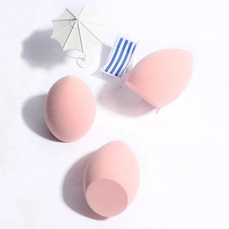 
FOCALLURE Free Shipping 2019 New Egg Shape Easy To Use Latex Free Cosmetic Make Up Sponge Puff Wholesale 