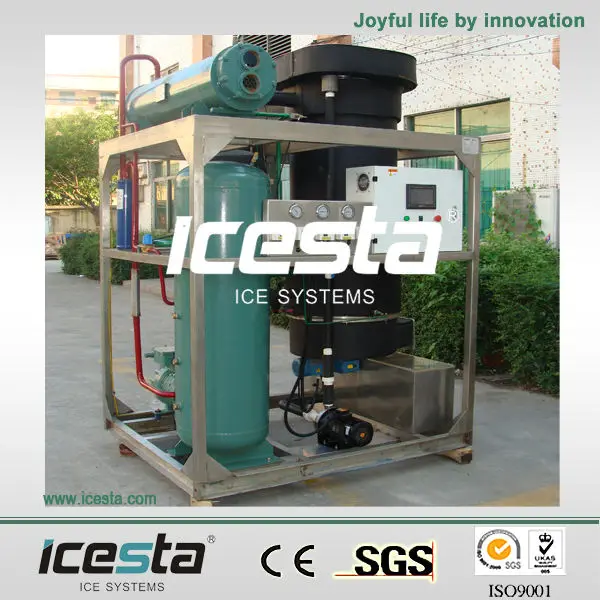 Icesta 10t-20t конкурентоспособная большой кристалл машин льда трубка новый продукт сделано в китае