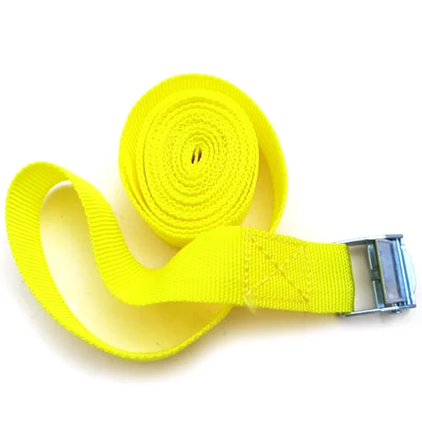 2pk Metal Cam Buckle Tie Down Strong Nylon Quick Lock Strap Luggage Cargo Lash Fasten Belt