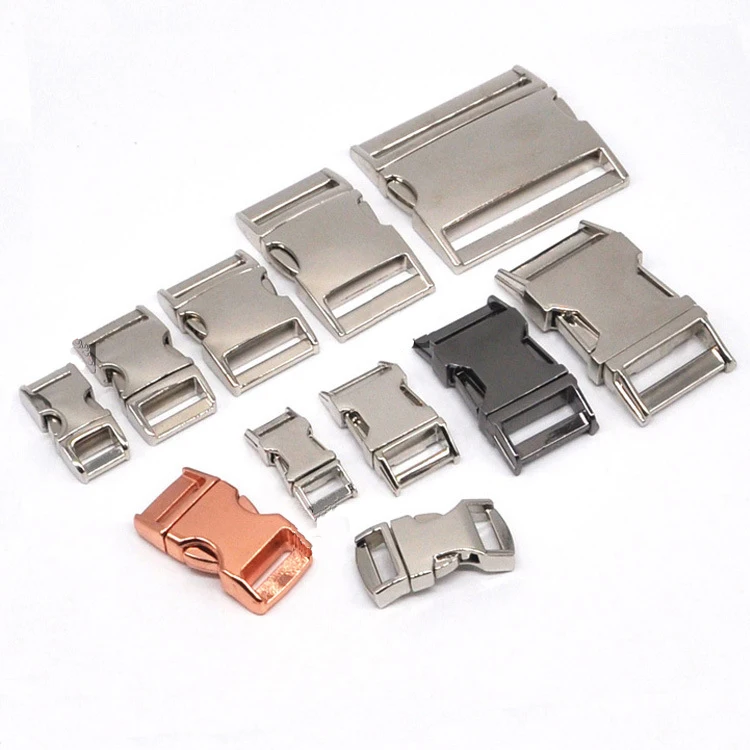 10mm 15mm 20mm 25mm 32mm 38mm 50mm metal side release buckles,quick release buckle